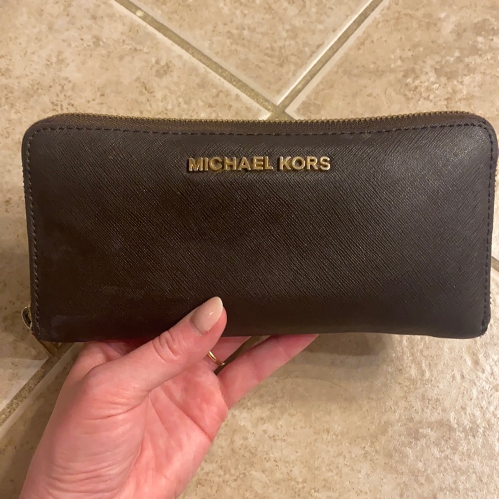 Brown Michael Kors wallet